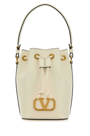 Ivory nappa leather VLogo Signature bucket bag White VALENTINO GARAVANI (7W2P0Z44VNL) Ivory nappa leather VLogo Signature bucket bag White VALENTINO GARAVANI (7W2P0Z44VNL)