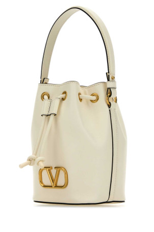 Ivory nappa leather VLogo Signature bucket bag White VALENTINO GARAVANI (7W2P0Z44VNL) Ivory nappa leather VLogo Signature bucket bag White VALENTINO GARAVANI (7W2P0Z44VNL)