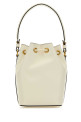 Сумка-відро з натуральної шкіри кольору слонової кістки з логотипом VLogo Signature Біла VALENTINO GARAVANI (7W2P0Z44VNL)