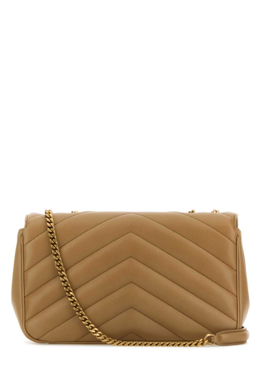 Средняя сумка через плечо LouLou из верблюжьей кожи SAINT LAURENT (801439AAEAX)