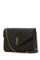 Dark brown leather large Lou Lou shoulder bag SAINT LAURENT (803541AAEAX)