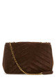 Brown suede large Lou Lou shoulder bag SAINT LAURENT (803541AAEY6) Brown suede large Lou Lou shoulder bag SAINT LAURENT (803541AAEY6)