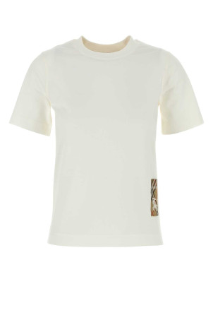 White cotton t-shirt BURBERRY (8104886) White cotton t-shirt BURBERRY (8104886)