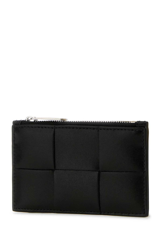 Black leather card holder BOTTEGA VENETA (815643VBWD3) Black leather card holder BOTTEGA VENETA (815643VBWD3)