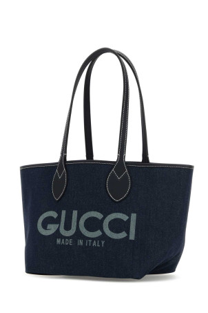 Denim Totissima reversibile shopping bag GUCCI (820496FAD3J)