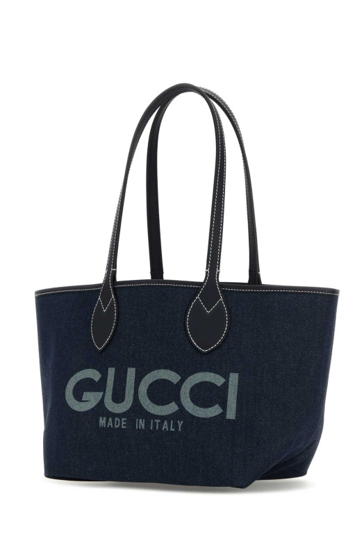 Denim Totissima reversibile shopping bag GUCCI (820496FAD3J)