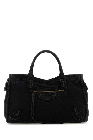 Black denim medium Le City handbag Black BALENCIAGA (8230582AB1S) Black denim medium Le City handbag Black BALENCIAGA (8230582AB1S)