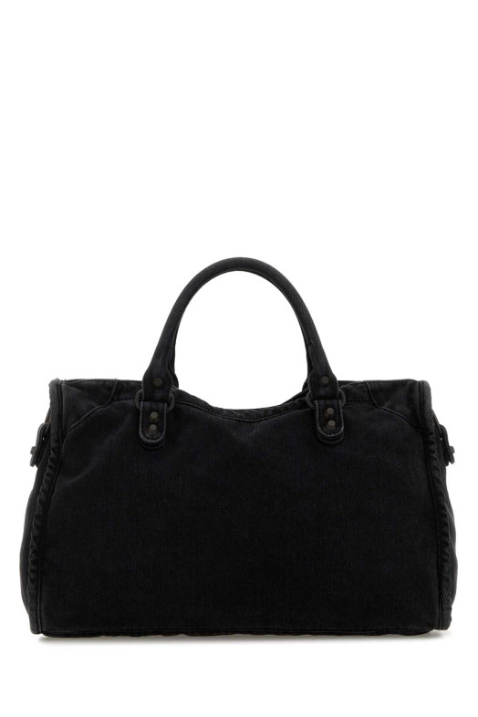 Black denim medium Le City handbag Black BALENCIAGA (8230582AB1S) Black denim medium Le City handbag Black BALENCIAGA (8230582AB1S)