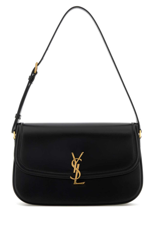 Black leather medium Solferino shoulder bag Black SAINT LAURENT (8323320SX0W) Black leather medium Solferino shoulder bag Black SAINT LAURENT (8323320SX0W)
