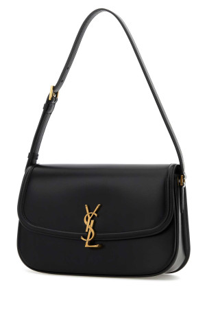 Black leather medium Solferino shoulder bag Black SAINT LAURENT (8323320SX0W) Black leather medium Solferino shoulder bag Black SAINT LAURENT (8323320SX0W)