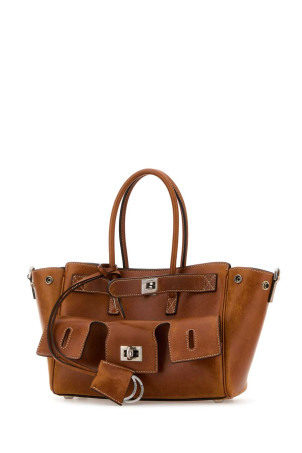 Caramel leather mini Carry All Bel Air  handbag BALENCIAGA (8357322ABP7) Caramel leather mini Carry All Bel Air  handbag BALENCIAGA (8357322ABP7)