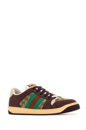 Multicolor GG and leather sneakers GUCCI (838984HVKIO) Multicolor GG and leather sneakers GUCCI (838984HVKIO)