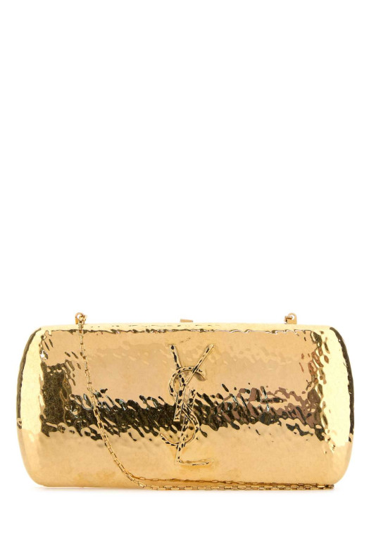 Gold metal Evening clutch SAINT LAURENT (840163JAAIU)