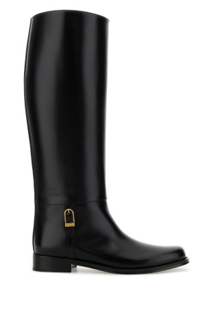 Black leather Julia boots Black SAINT LAURENT (840698AAEHR) Black leather Julia boots Black SAINT LAURENT (840698AAEHR)