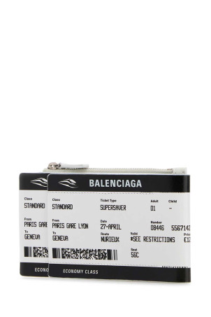 Printed canvas Carta Di Imbarco Passport card holder Black BALENCIAGA (8465732AB5A) Printed canvas Carta Di Imbarco Passport card holder Black BALENCIAGA (8465732AB5A)