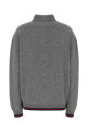 Сірий кардиган оверсайз з вовняної суміші GUCCI (848257XKE92)