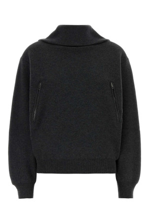 Charcoal wool sweater BALENCIAGA (849931T1754) Charcoal wool sweater BALENCIAGA (849931T1754)