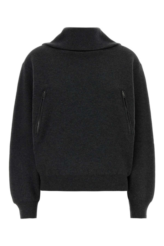 Charcoal wool sweater BALENCIAGA (849931T1754) Charcoal wool sweater BALENCIAGA (849931T1754)