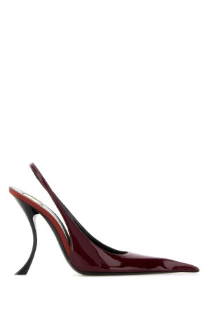 Burgundy leather pumps SAINT LAURENT (8526521TVAN) Burgundy leather pumps SAINT LAURENT (8526521TVAN)