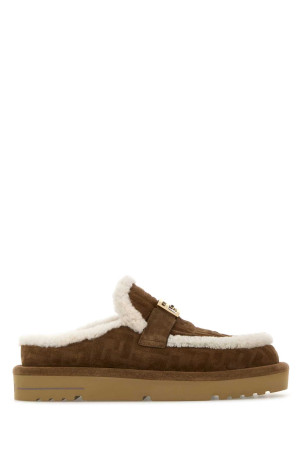 Biscuit suede Apres Chic slippers FENDI (8R8777ASA1) Biscuit suede Apres Chic slippers FENDI (8R8777ASA1)