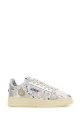 Silver leather Dallas sneakers AUTRY (ADLW)