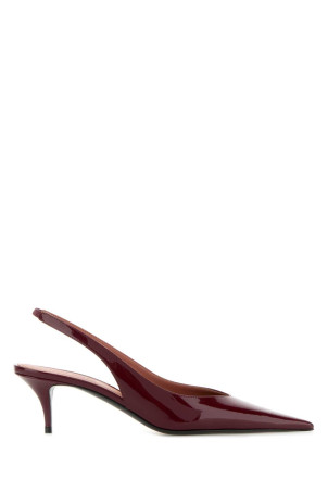 Burgundy leather Anok pumps AMINA MUADDI (ANOKSLING55) Burgundy leather Anok pumps AMINA MUADDI (ANOKSLING55)