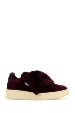 Purple velvet Medalist sneakers AUTRY (AULW) Purple velvet Medalist sneakers AUTRY (AULW)
