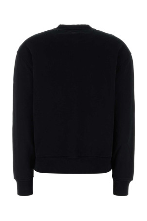Black stretch cotton sweatshirt AMI (BFUSW035730) Black stretch cotton sweatshirt AMI (BFUSW035730)