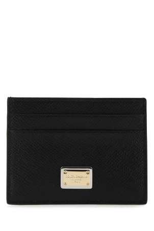 Black leather card holder Black DOLCE & GABBANA (BI0330A1001) Black leather card holder Black DOLCE & GABBANA (BI0330A1001)