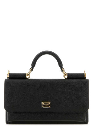 Black leather handbag Black DOLCE & GABBANA (BI3280A1001) Black leather handbag Black DOLCE & GABBANA (BI3280A1001)
