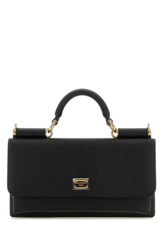 Black leather handbag Black DOLCE & GABBANA (BI3280A1001) Black leather handbag Black DOLCE & GABBANA (BI3280A1001)