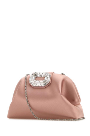 Рожева атласна сумочка Camelia AMINA MUADDI (CAMELIA)