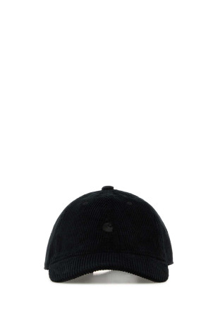 Black corduroy Harlem Cap CARHARTT WIP (I026890) Black corduroy Harlem Cap CARHARTT WIP (I026890)