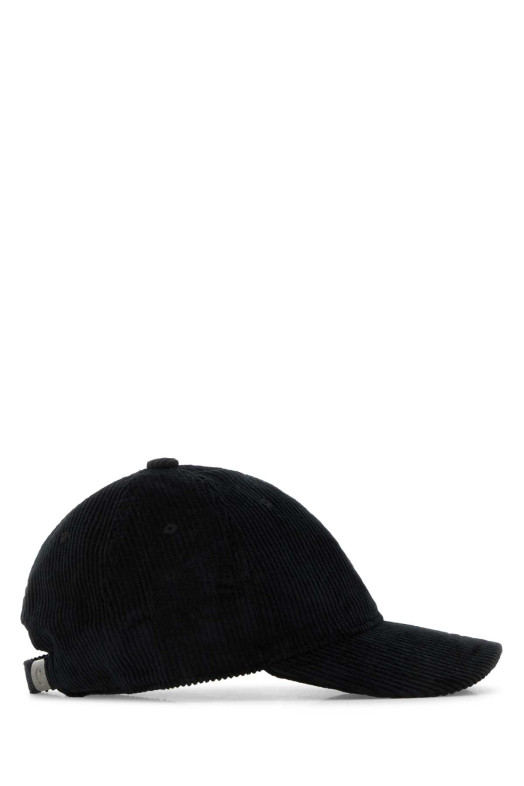 Black corduroy Harlem Cap CARHARTT WIP (I026890) Black corduroy Harlem Cap CARHARTT WIP (I026890)