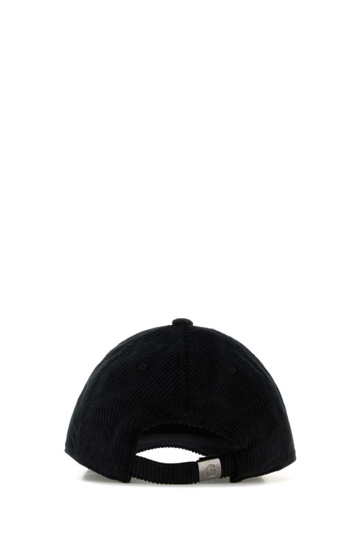 Black corduroy Harlem Cap CARHARTT WIP (I026890) Black corduroy Harlem Cap CARHARTT WIP (I026890)