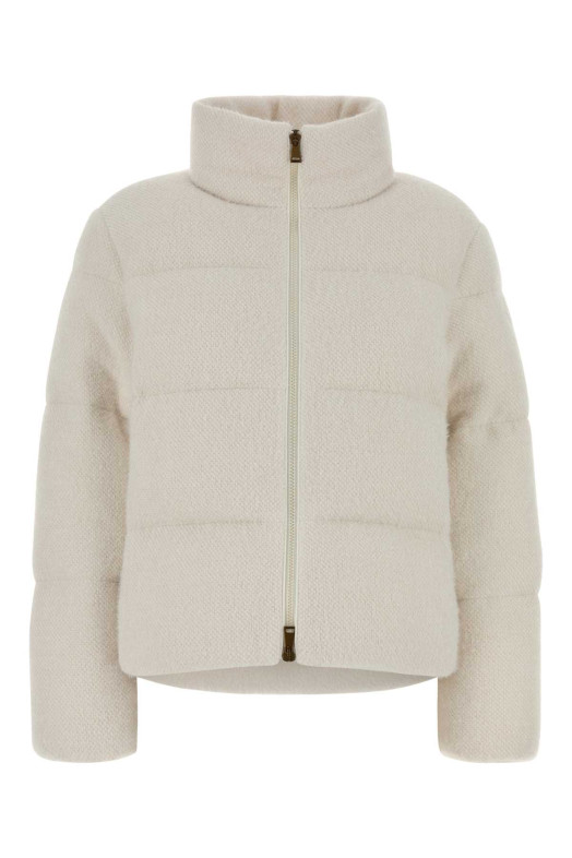 Ivory polyester blend Mornas down jacket MONCLER (K20931A0021489B4N) Ivory polyester blend Mornas down jacket MONCLER (K20931A0021489B4N)