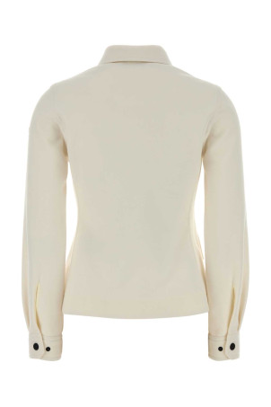 Ivory felt shirt MONCLER GRENOBLE (K20988P0000289B08) Ivory felt shirt MONCLER GRENOBLE (K20988P0000289B08)