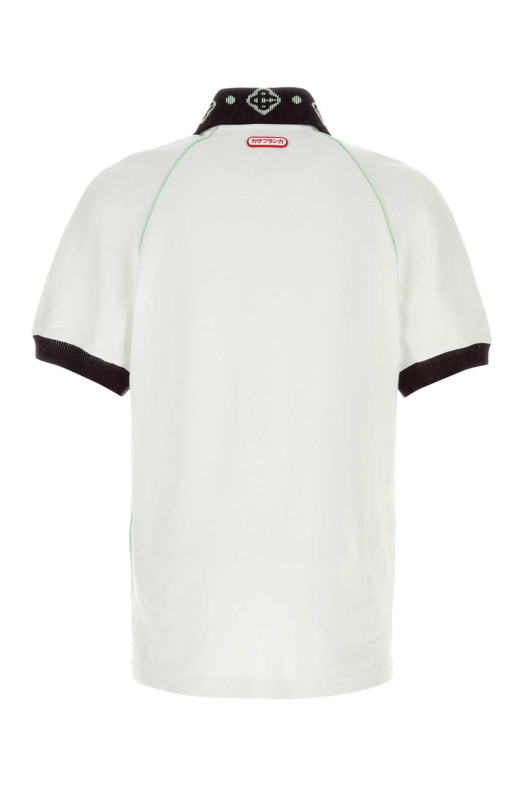 White piquet polo shirt White CASABLANCA (MAW25JTP43501)
