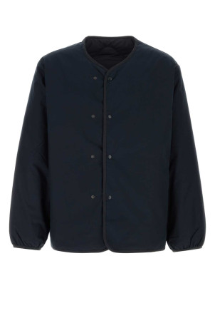 Navy blue polyester blend down jacket Black NANAMICA (S25FA054E) Navy blue polyester blend down jacket Black NANAMICA (S25FA054E)