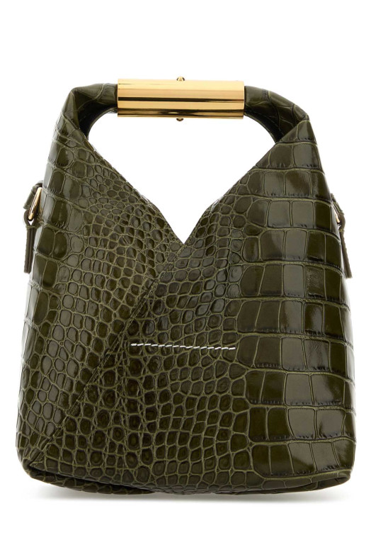 Оливково-зелена міні-сумочка японського виробництва MM6 MAISON MARGIELA (SB6WD0042P8650)