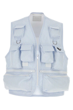 Embroidered poplin vest PRADA (SGC499SOOO14JN) Embroidered poplin vest PRADA (SGC499SOOO14JN)