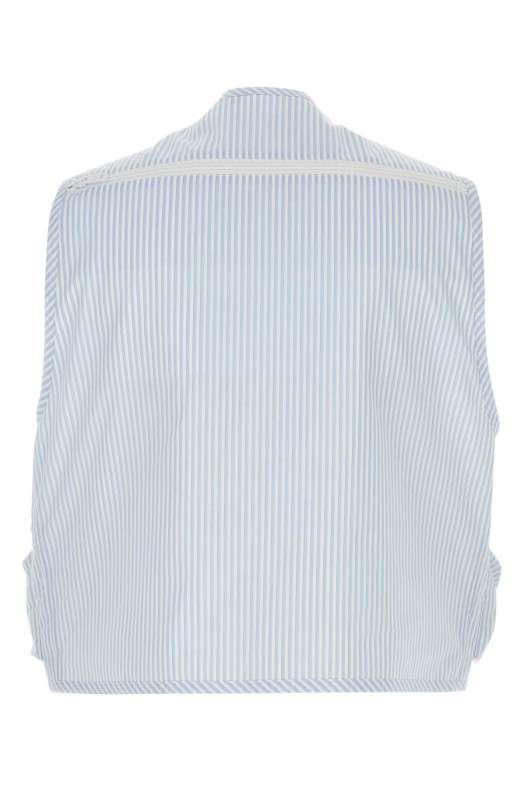 Embroidered poplin vest PRADA (SGC499SOOO14JN)