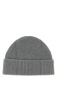 Grey stretch alpaca blend beanie AMI (UBO005KN0135) Grey stretch alpaca blend beanie AMI (UBO005KN0135)