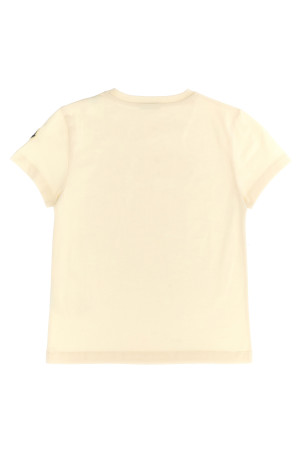 Logo embroidery t-shirt White