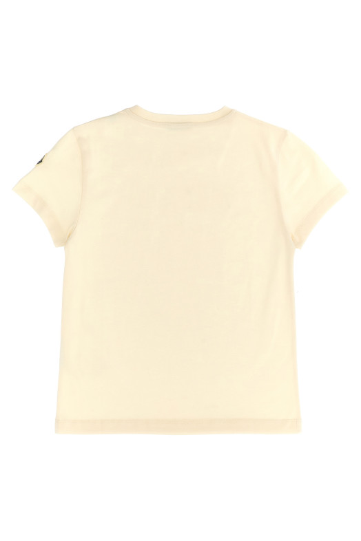 Logo embroidery t-shirt White