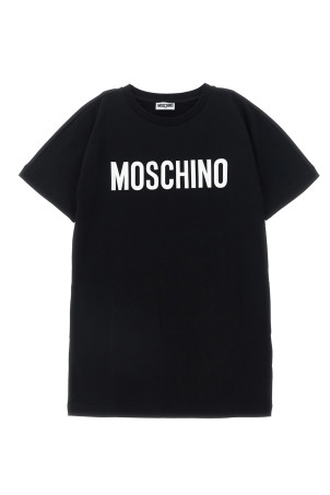 Сукня з логотипом Чорна MOSCHINO KID TEEN HDV0HALDA21NEROBLACK