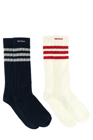 Набор носков Adidas Originals by Wales Bonner «3S» Разноцветный KB2324CWHITENBROWN Набор носков Adidas Originals by Wales Bonner «3S» Разноцветный KB2324CWHITENBROWN