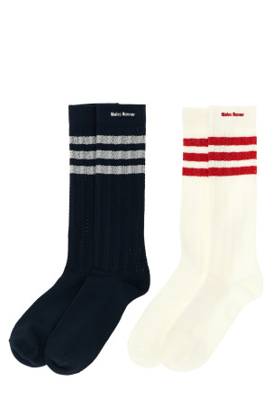 Набор носков Adidas Originals by Wales Bonner «3S» Разноцветный KB2324CWHITENBROWN Набор носков Adidas Originals by Wales Bonner «3S» Разноцветный KB2324CWHITENBROWN