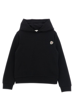 Logo embroidery hoodie Black Logo embroidery hoodie Black