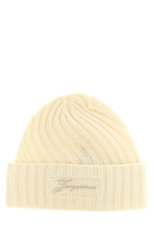 JACQUEMUS 'Le Bonnet Tourni' кап White 25HACU00767AK00287110
